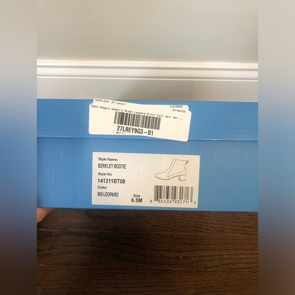 Jack Rogers Women’s 6.5M Berkley Bootie in Leopard  - BRAND NEW!! - Picture 9 of 10